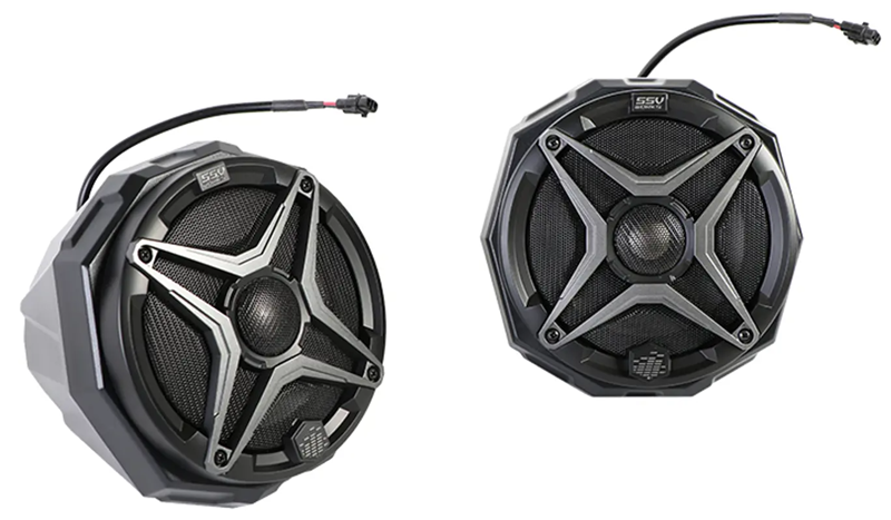 Polaris Ranger 2-Speaker SxS Cage Audio Kit with 1.75