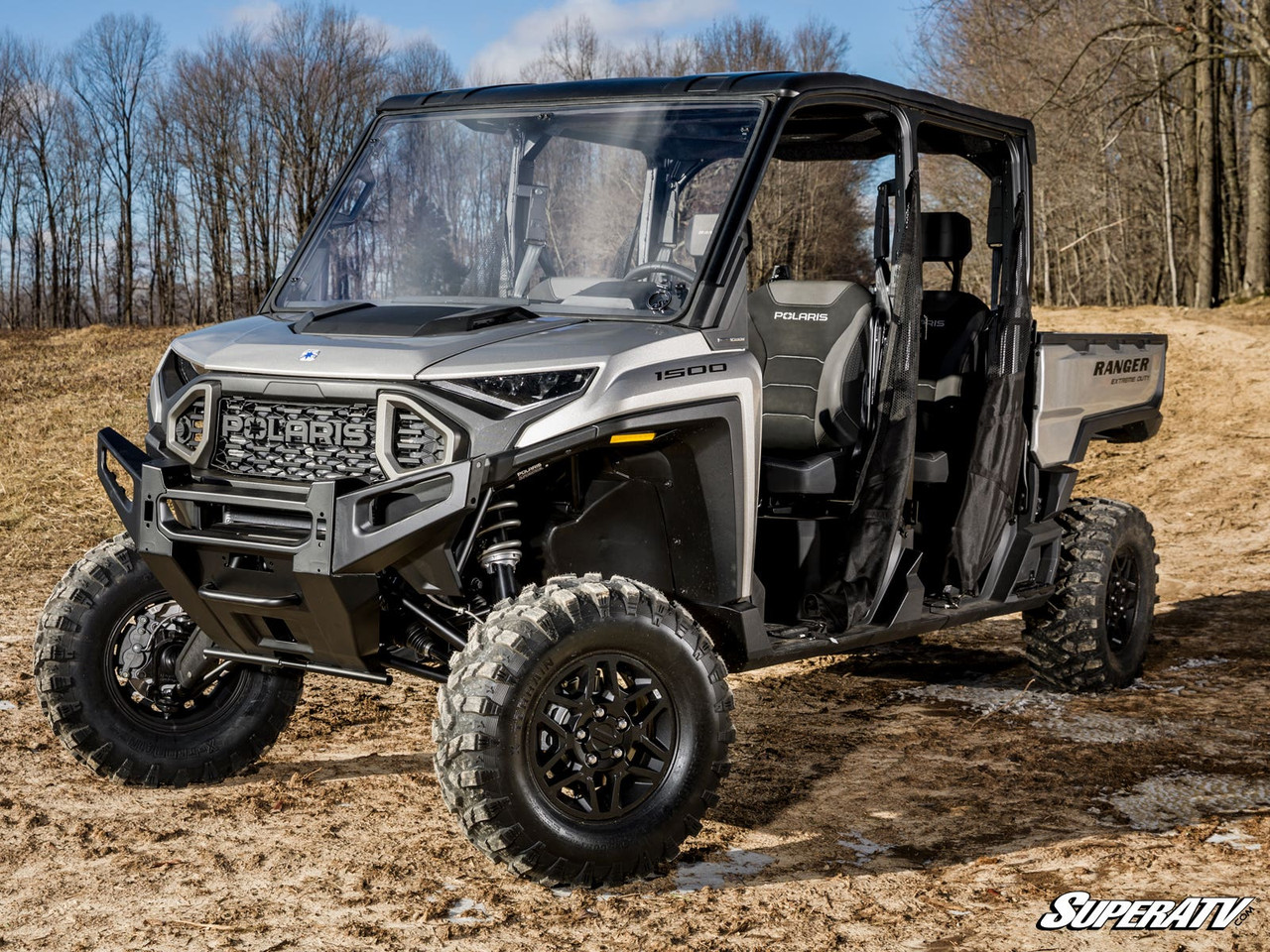 Polaris Ranger XD 1500 Scratch-Resistant Full Windshield by