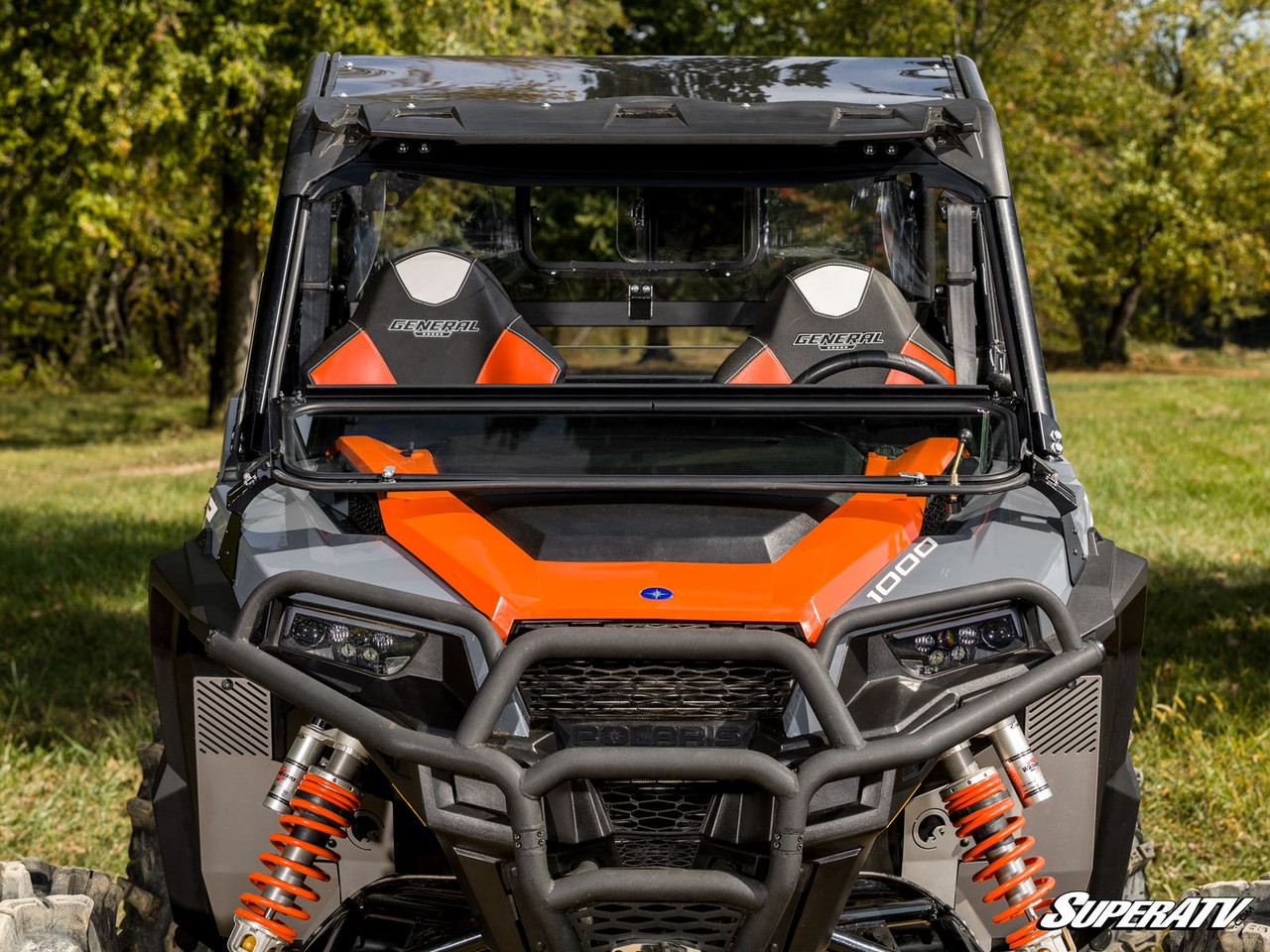 Polaris General XP 1000 / 4 XP 1000 Flip-Down Glass Windshield by