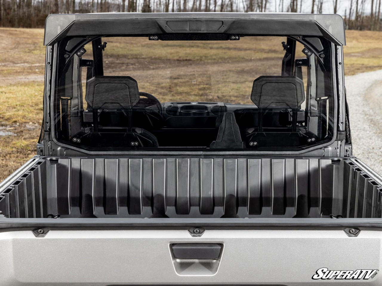 Polaris Ranger Xd 1500 Scratch-Resistant Rear Windshield by Super