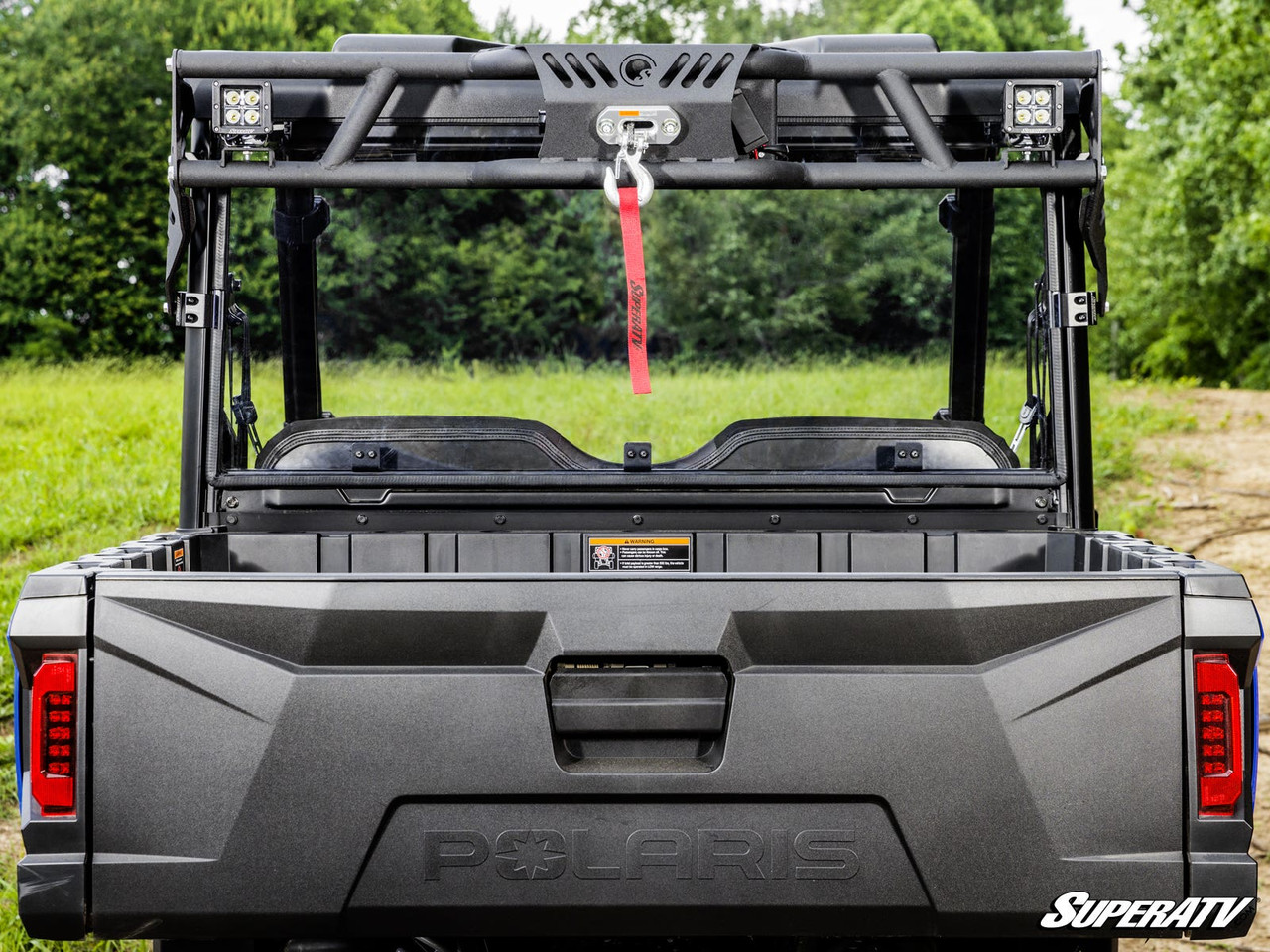 Hunting Rack For Polaris Ranger Polaris Ranger ETX / EV Game Loader Rack by SuperATV GLR-P-RANMID-EV