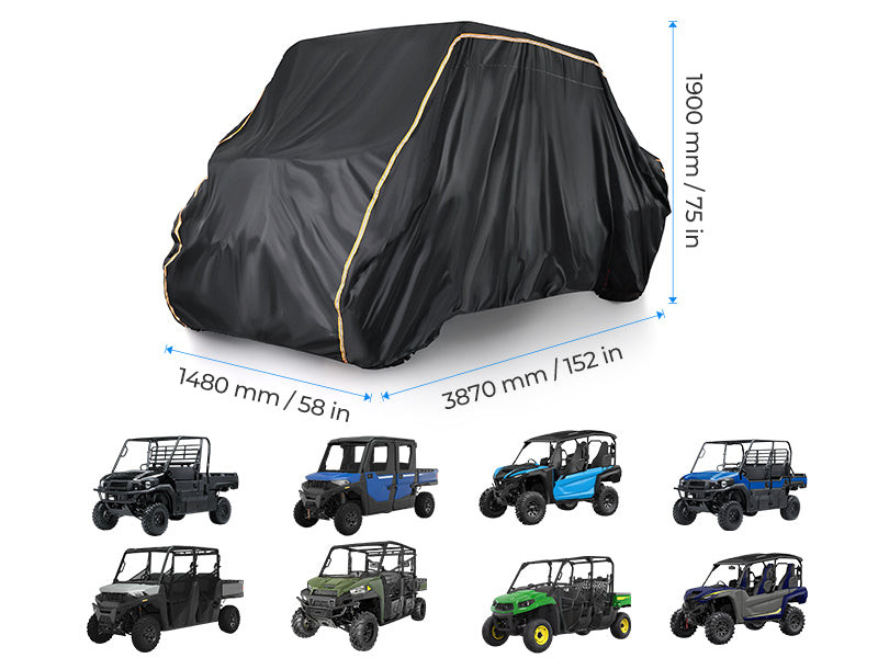 Waterproof Utility Vehicle UTV Cover For Polaris Ranger RZR 500 - Foto 10