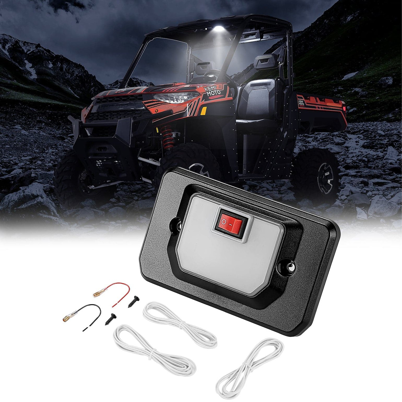 Polaris Ranger 570/ XP 1000 Dome Light by Kemimoto B0807-00102-CL