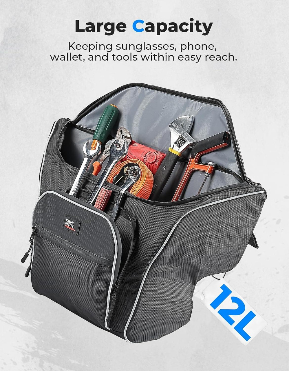 Polaris General Center Seat Bag by Kemimoto B0113-17523-BK