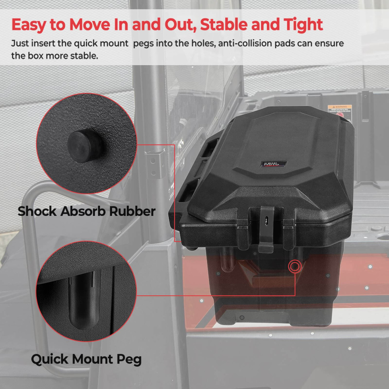 Polaris Ranger 570/1000/XP 900/XP 1000 Waterproof Seat Cover & Big