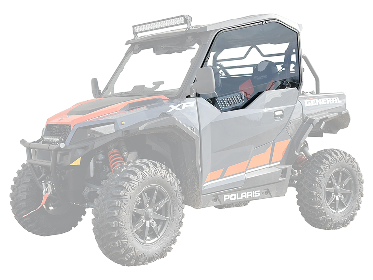Polaris General 1000 Hard Coated Polycarbonate Upper Doors Kit by