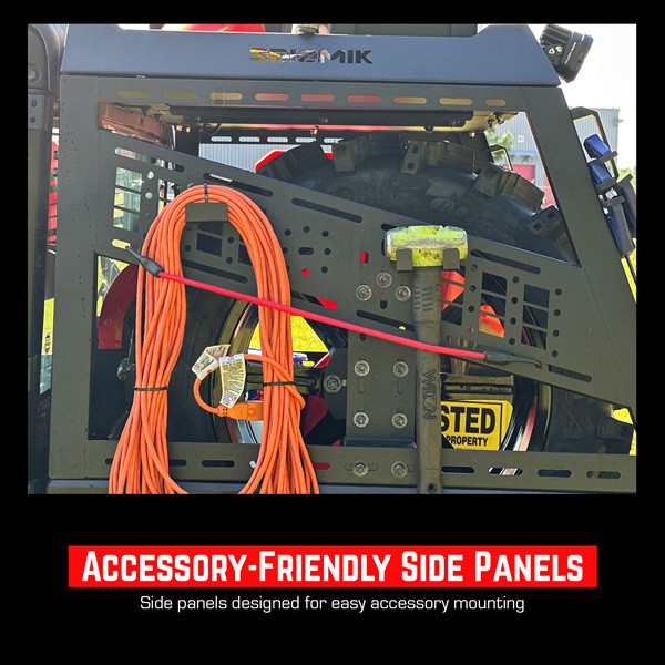 Polaris Ranger 1000/XP 1000/XP 900 Half Height Bed Rack by Seizmik