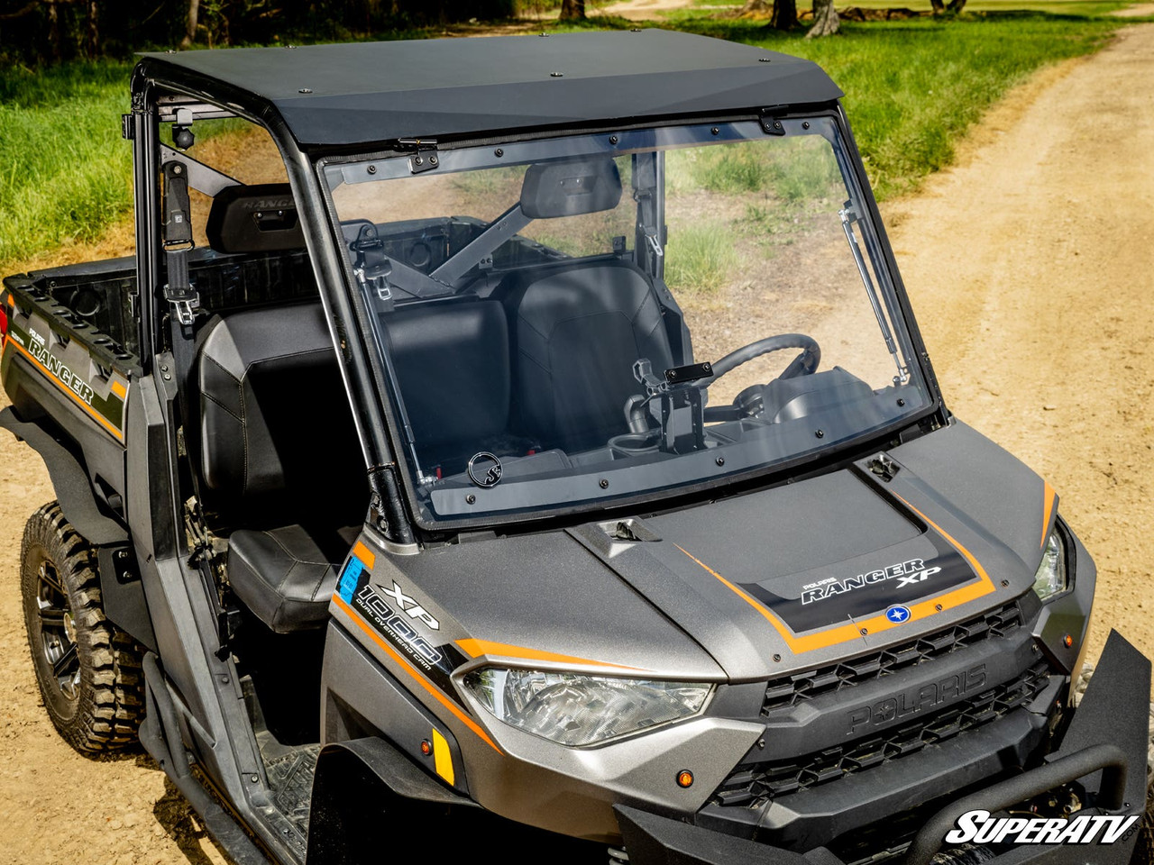 Polaris Ranger 1000 Flip Windshield by SuperATV - FWS-P-RAN1K-001