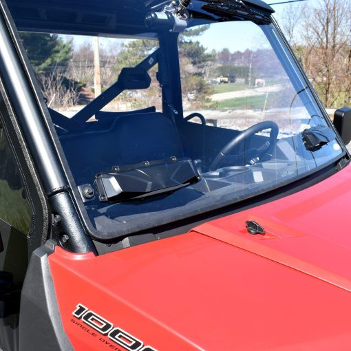 Polaris Ranger Crew 1000 -1 Pc Windshield w/Clamp, Vent, and Hard Coat Options main image 1