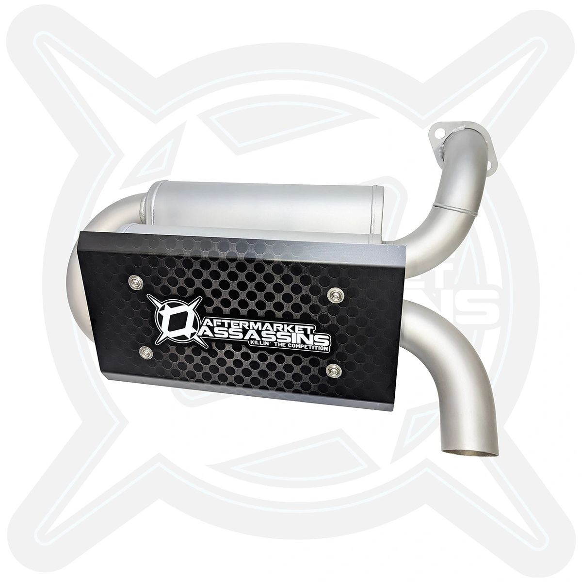 Polaris Ranger XP 1000 AA Dual Suppressor Slip-On Exhaust *REAR