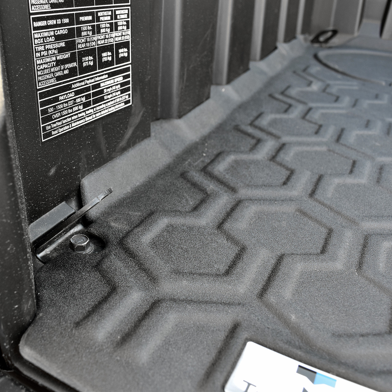 Polaris Ranger 1500 Rear Cargo Bed Mat (Lifetime Warranty) by ...