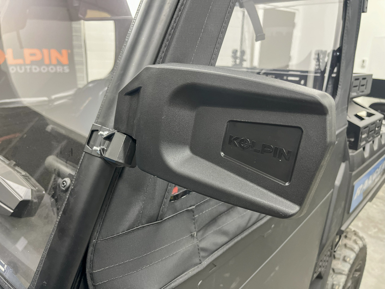 Polaris Ranger Side Mirrors (Set) - Landscape Style Wide View by