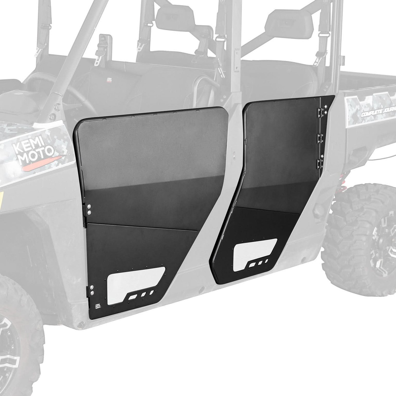 Polaris Ranger Crew XP 1000 Aluminum Half Doors by Kemimoto