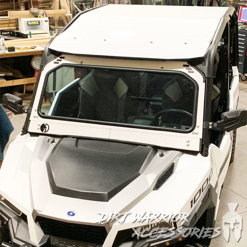 Polaris General 1000 Front Windshield by Dirt Warrior Accessories