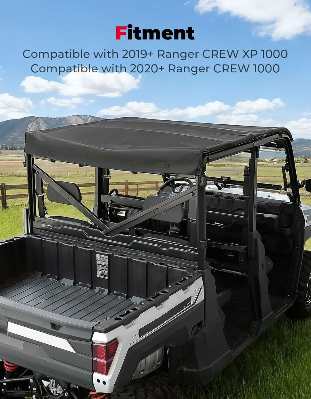 Polaris Ranger Crew XP 1000/Crew 1000 UTV Roof Soft Top by