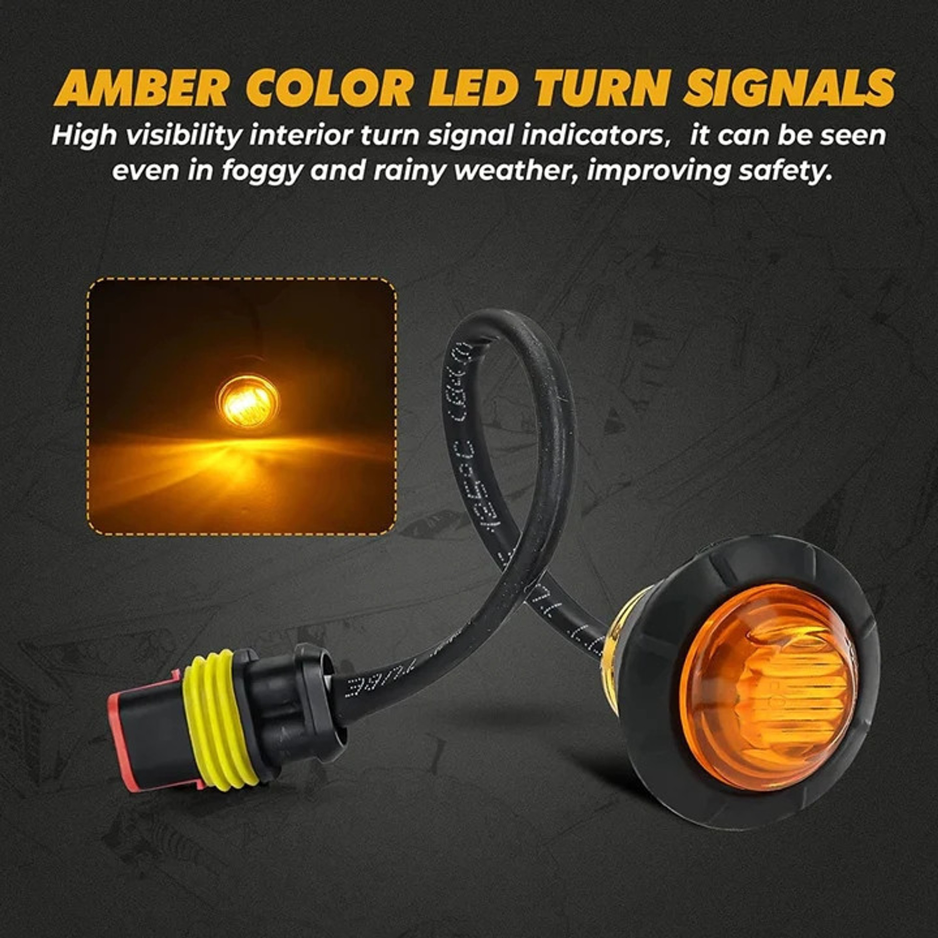Polaris Ranger Turn Signal Kit with Column Turn Switch & 105D Horn by