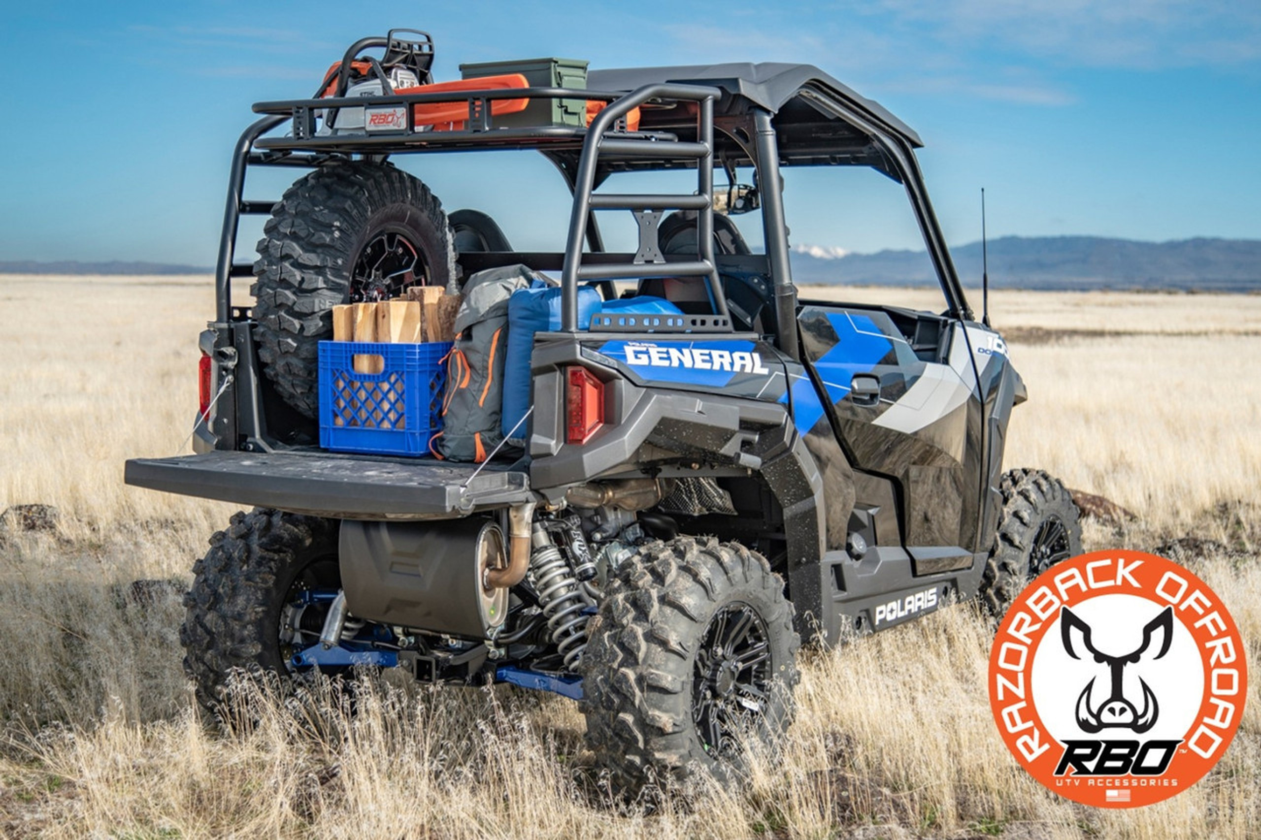 Polaris General Spare Tire Mount by Razorback Offroad