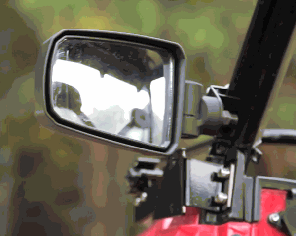 Polaris Ranger Breakaway Side Mirrors (1.75" Roll Bar) by Seizmik