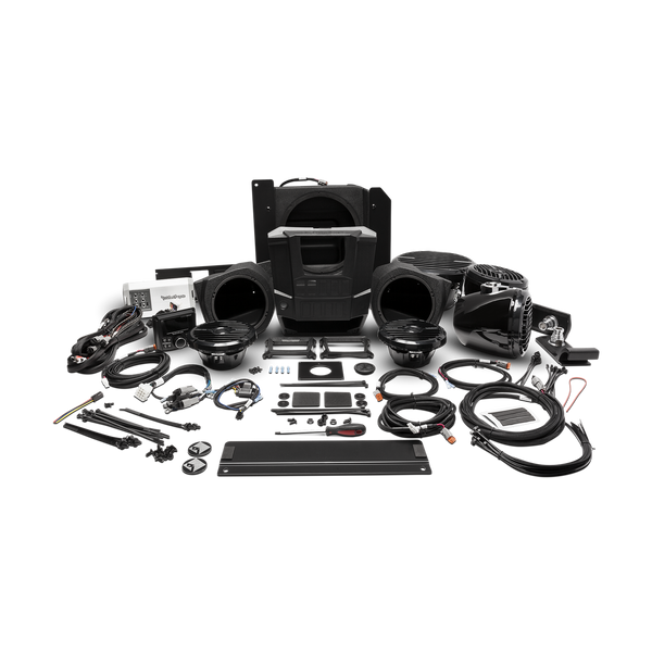 Polaris Ranger 400-Watt Stereo, Front Lower Speaker, Rear Speaker, & Subwoofer Kit by Rockford