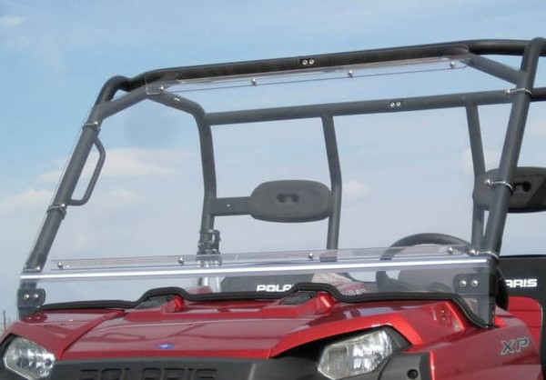 Polaris Ranger 500/700 Folding Windshield (Scratch Resistant) by Over Armour