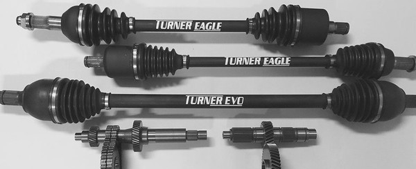 Polaris General 1000 Turner Eagle Level 2 Stock Axles by Turner Axles