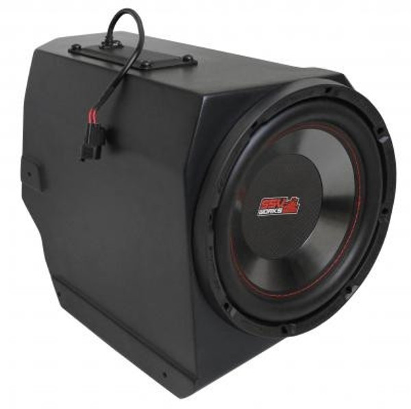 Polaris General 1000 Under Dash Subwoofer Enclosure with Amplified 600 Watt 10 in Subwoofer by SSV Works