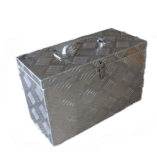 Polaris Ranger Universal Diamond Plate Aluminum Medium Tool Box by Hornet Outdoors