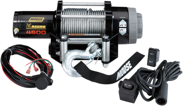 Polaris Ranger Winch 4500 LB With Wire Rope MSE by Moose