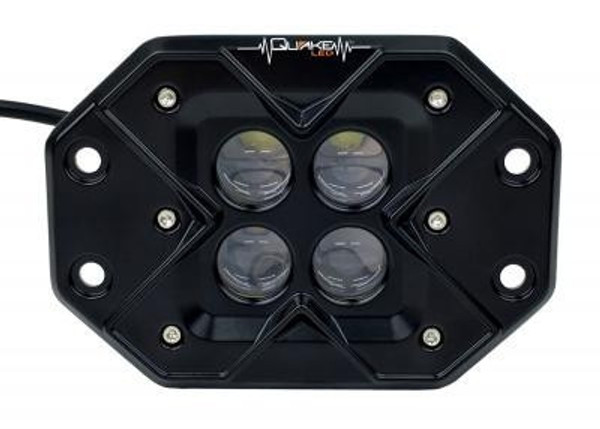 Polaris Ranger 3 Inch Work Light Flush 20 Watt Spot Rgb Accent Seismic Series By Quake LED