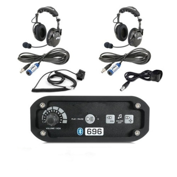 Polaris Ranger 2-Place Intercom with AlphaBass Headsets by Rugged Radios