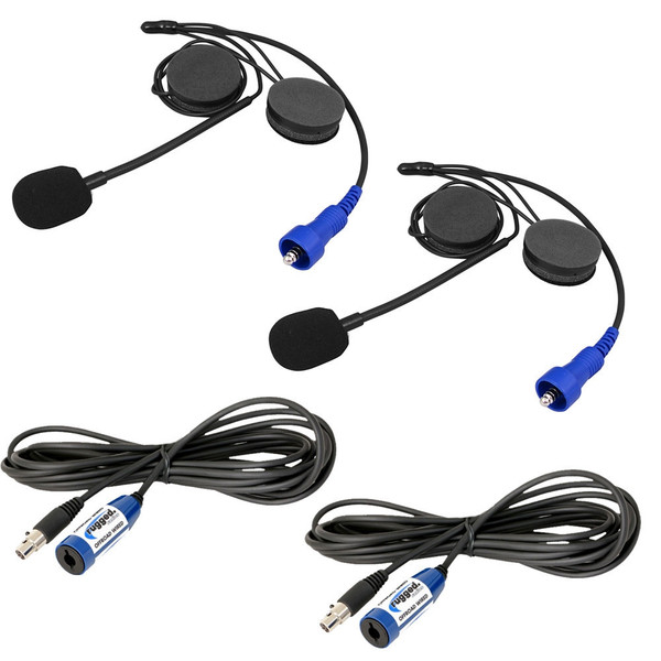 Polaris Ranger Plus 2 Helmet Kit And Cable Expansion Kit by Rugged Radios