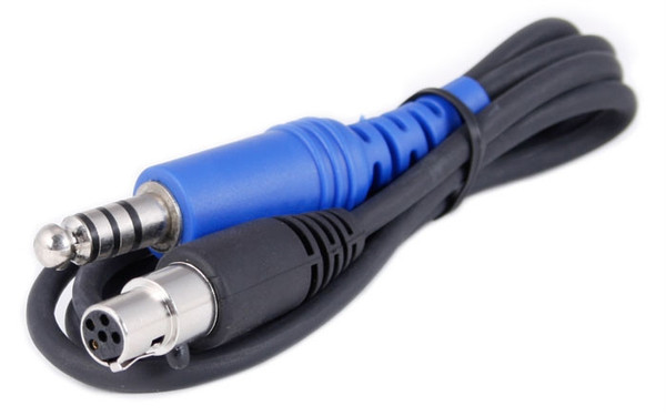Polaris Ranger Off-Road Plug to 5 Pin Adapter (Straight Cord) by Rugged Radios