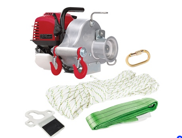Polaris Ranger/General1550lbs Gas-Powered Portable Capstan Winch Kit by Kimpex