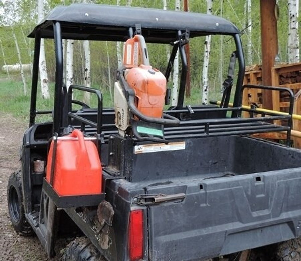 Polaris Ranger Universal Fuel And Chainsaw Bracket by Hornet Outdoors