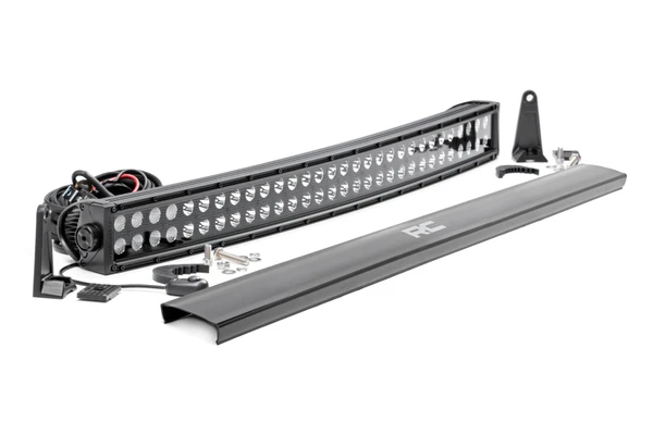 Polaris Ranger 30" Black Series Curved Dual Row LED Light Bar by Rough Country 