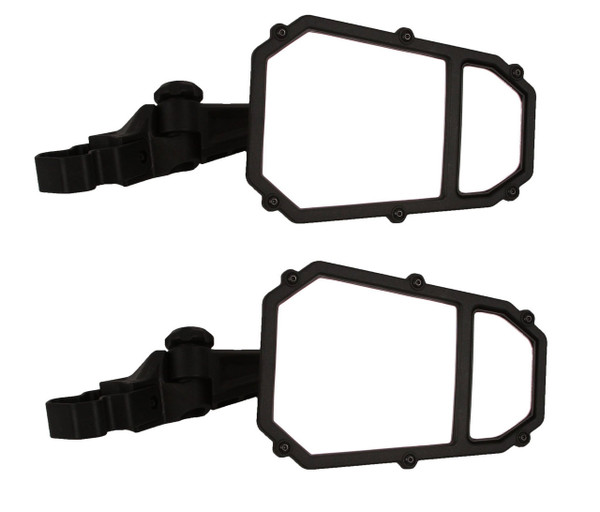 Polaris RZR Elite Series 2 Universal Mirror Kit With Blindspot 2 Pack Profiled And Round Tube Mounts Included