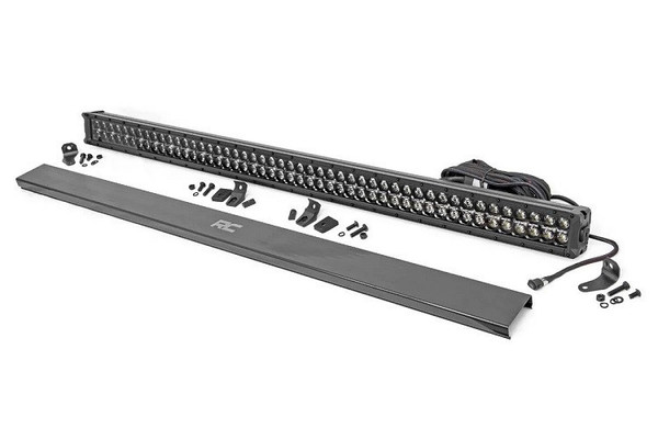 Polaris Ranger 50-Inch Cree Led Light Bar - (Dual Row | Black Series W/ White Drl) by Rough Country