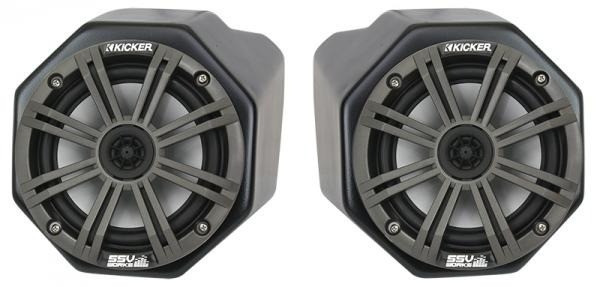 Polaris General with Ride Command Complete Kicker 3-Speaker Plug-&-Play System by SSV Works