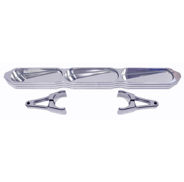 Polaris Ranger 3-Panel Rear View Mirror 1-3/4″–Billet by ModQuad