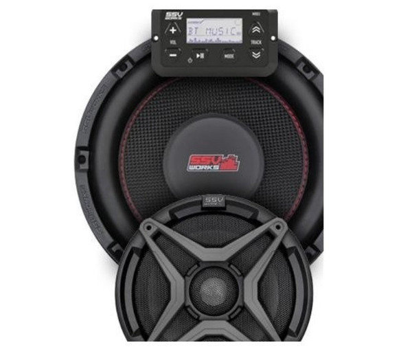 Polaris General 1000 Complete 3 Speaker Plug-And-Play System by SSV Works