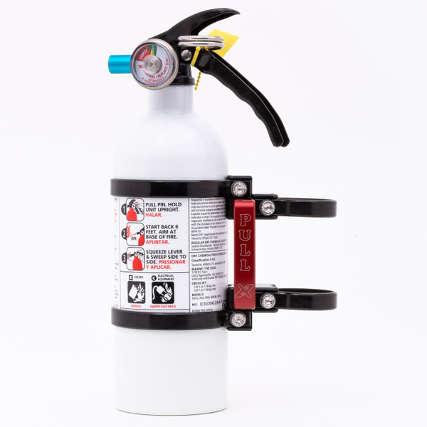 Polaris Ranger Quick Release Fire Extinguisher Mount with 2lb Extinguisher by Axia Alloys