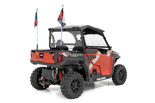 Polaris Ranger XP 900/1000/XP 1000 LED Whip Light Bed Mount Kit by Rough Country