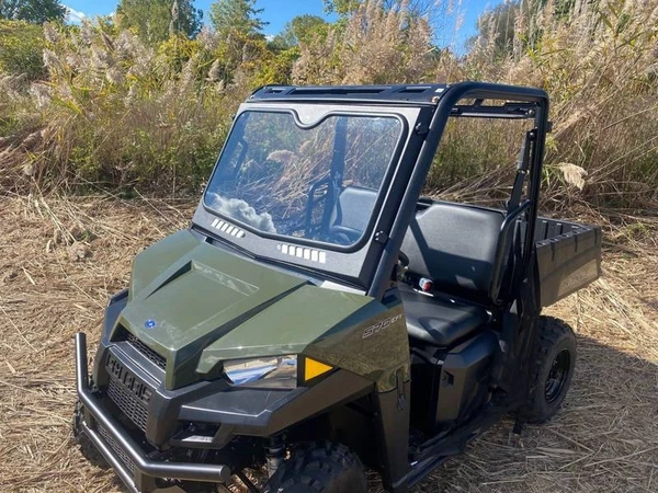 Polaris Ranger Midsize 2015-2026+ SP 570/500/570/EV Glass Windshield (DOT Approved) by Extreme Metal Products