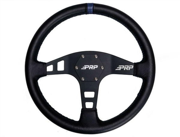 Polaris Ranger/General Leather Flat Steering Wheel by PRP Seats