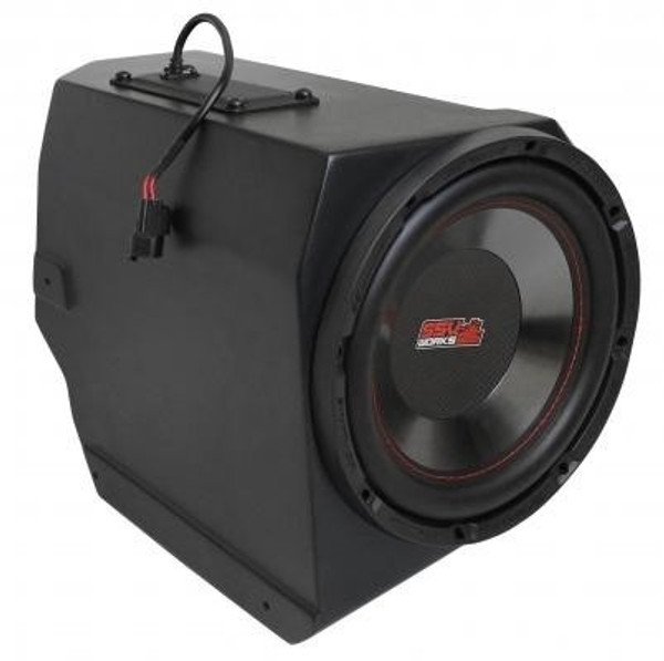 Polaris General Under Dash Subwoofer Enclosure With Amplified 600 Watt 10In Subwoofer by SSV Works