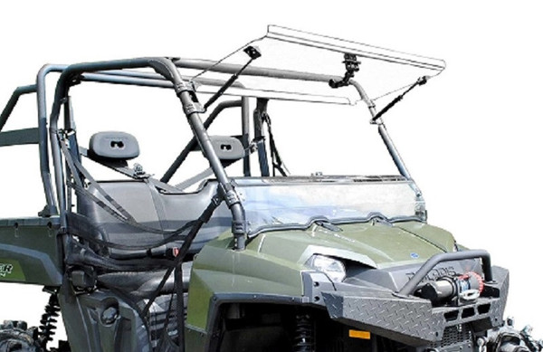 Polaris Ranger 900 Diesel Scratch Resistant Flip Windshield by Super ATV