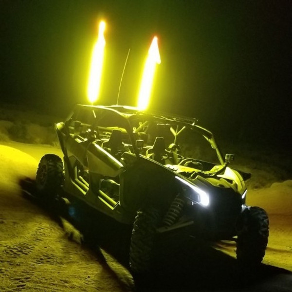 Polaris Ranger Yellow Safety Whip by Pyramid Whips
