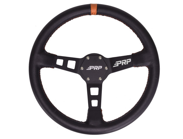 Polaris Ranger Deep Dish Steering Wheel Leather by PRP UTV Products