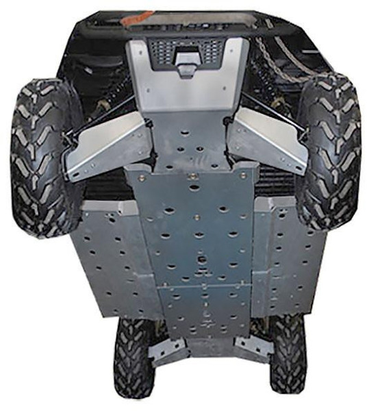 Polaris Ranger Crew 800 10-Piece Complete Aluminum Skid Plate Set by Ricochet Off-road