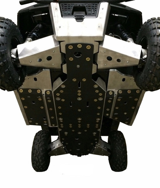 Polaris Ranger 570 Full Size 10-Piece Complete Aluminum Or UHMW Skid Plate Set by Ricochet Off-road